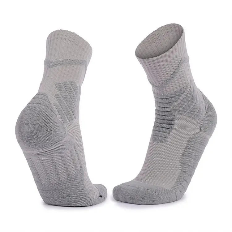 Hot selling New Non Slip Basketball Socks Extra Cushion Basketball Socks White Socks Basketball