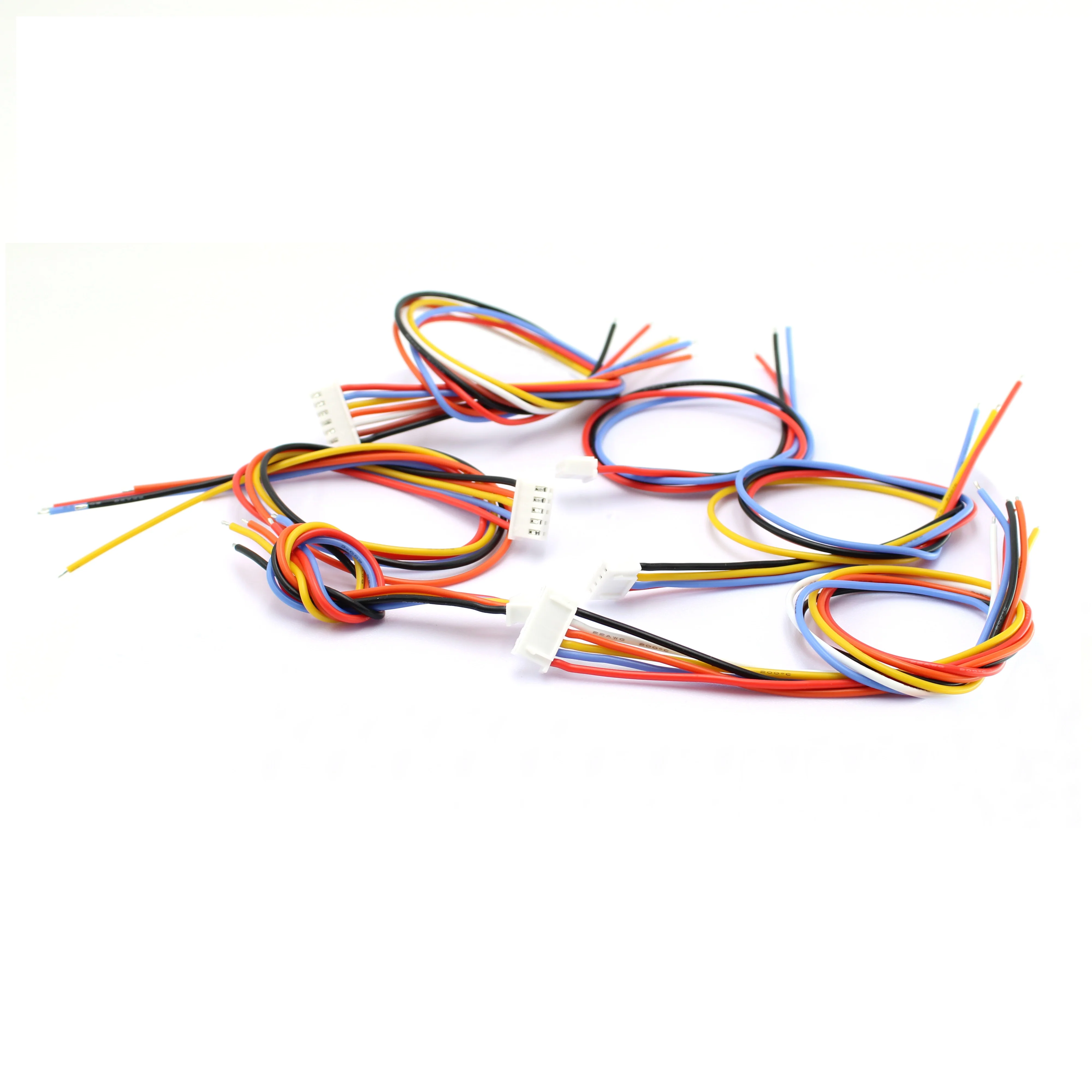 Custom Factory JST XH ZH SH 2/3/4/5/6/7/8/9/10Pin Color Electronic Wire Harness Assembly Connector Accessories Cable Wiring