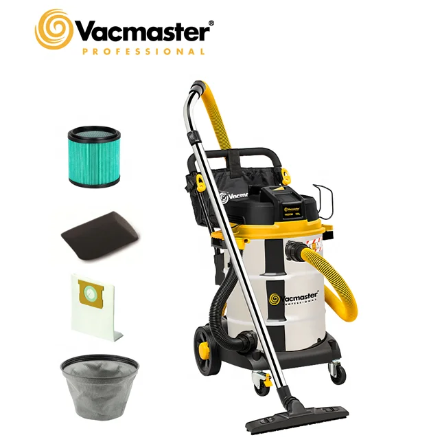  Vacmaster wetdry пылесос с 50L промышленный Годный к употреблению двойной HEPA фильтрации шваброй стиральная СС Class L