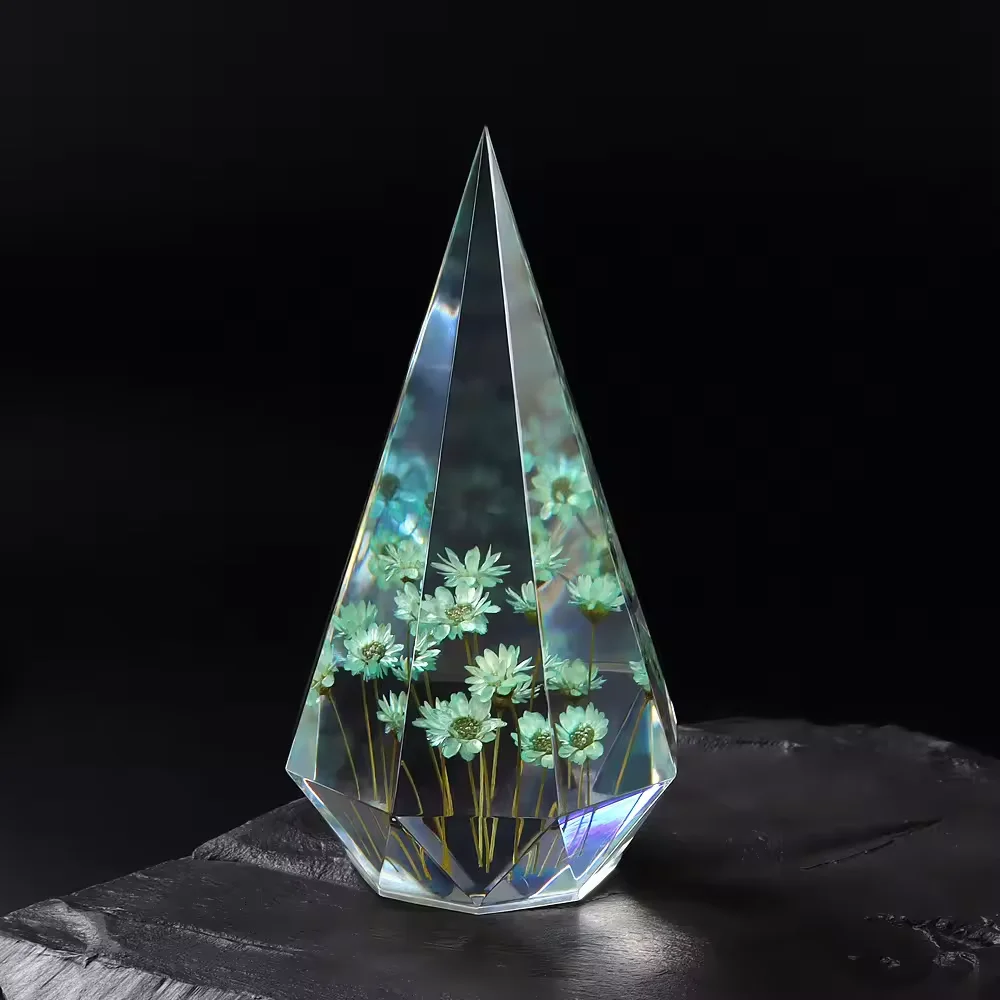 wholesale DIY Cone diamond resin mold silicone making resin crafts geode agate art coaster variety of silicone resin molds