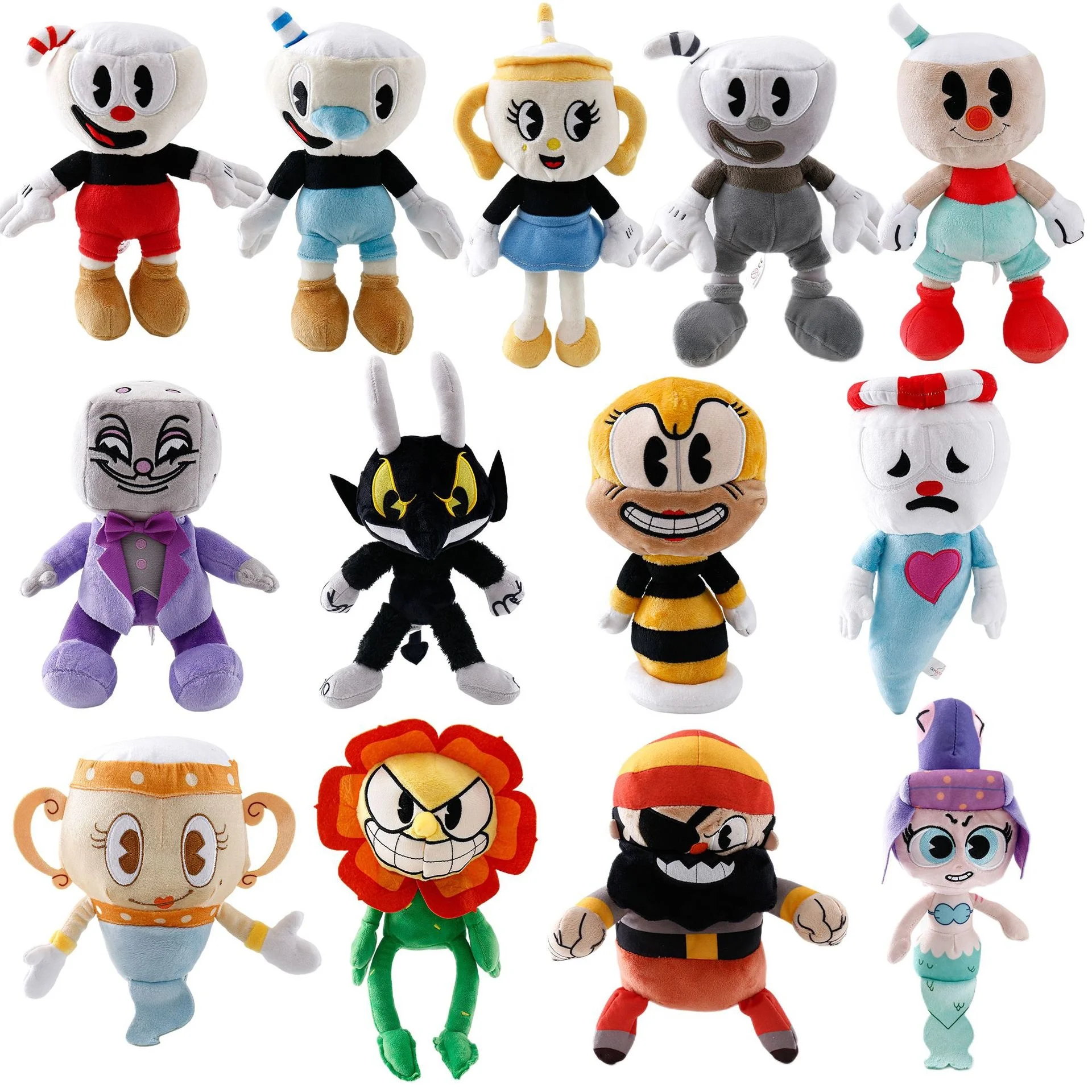 Cuphead doll Demon Boss King Dice plush toy dolls Cross-border hot sale