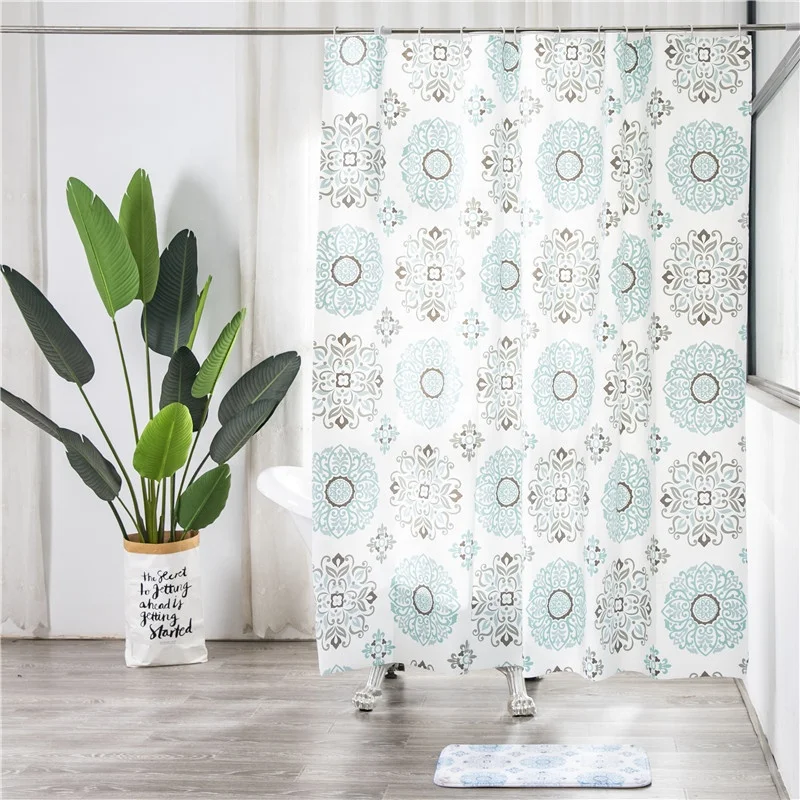 Занавеска для душа peva, пользовательский принт с ковриком