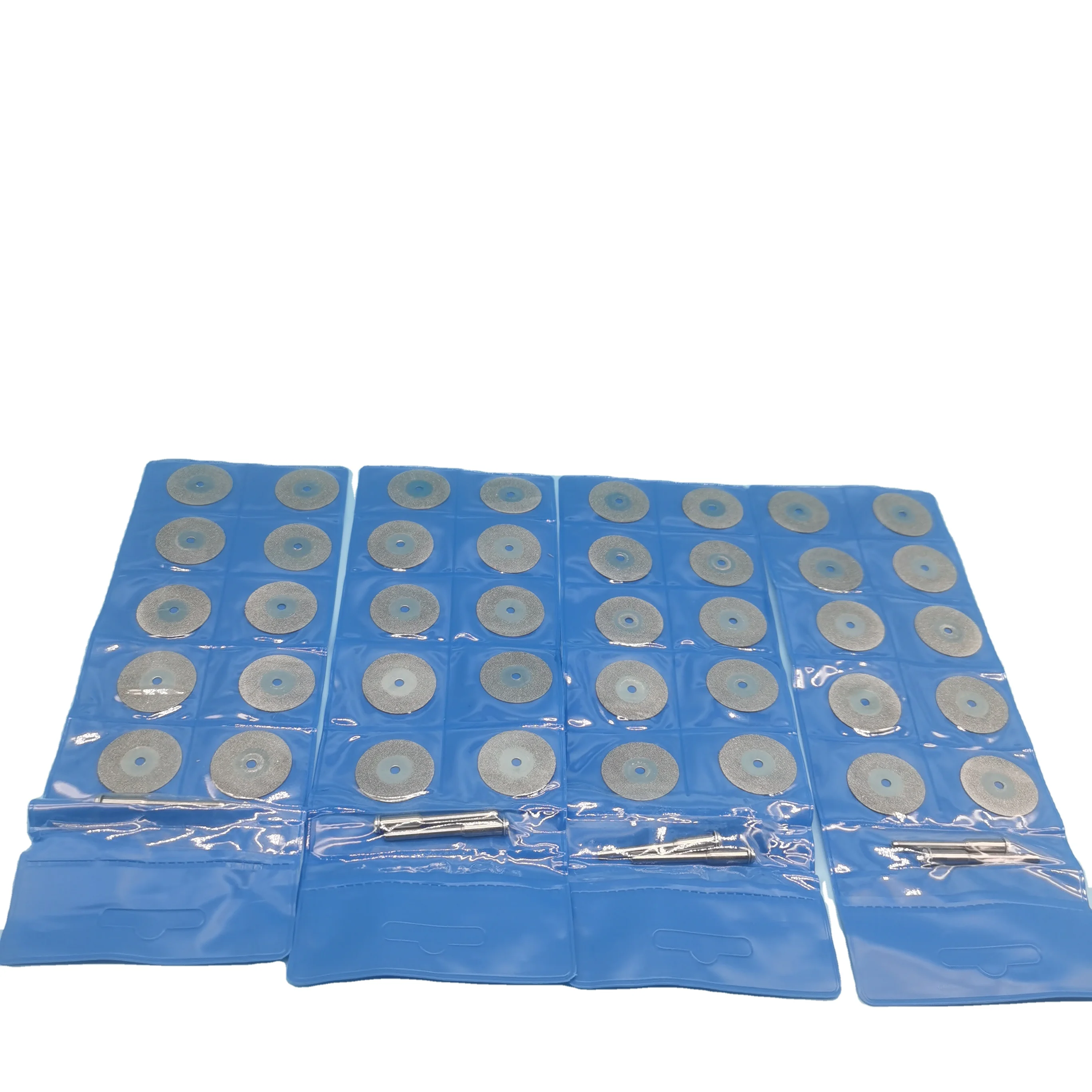 10 Pcs 25 mm Mini Sharp Diamond Cut Off Rotary Tool Cutting Disc Disks Tools Accessories For Dremel Wheel with 2Pcs rod