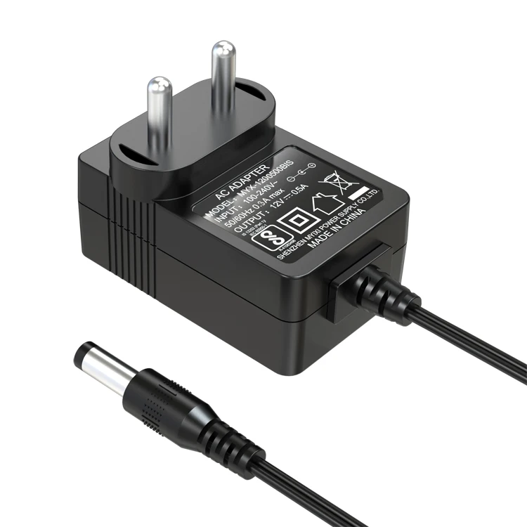  12V0.5A в ЕС штекер импульсный источник питания адаптер AC100V-240V 5v 1a для светодиодной