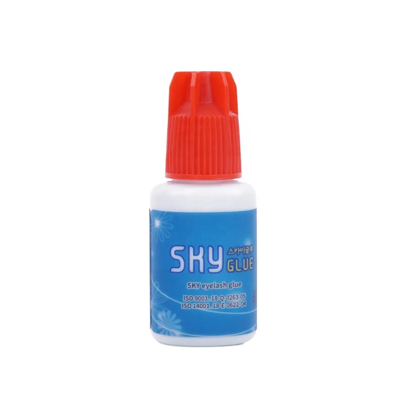 
S  Sky Glue Eyelash Extension Glue Wholesale 1 2S Dry Long Lasting Eyelashes glue Strong Adhesive Lashes Gel Priveate Label 