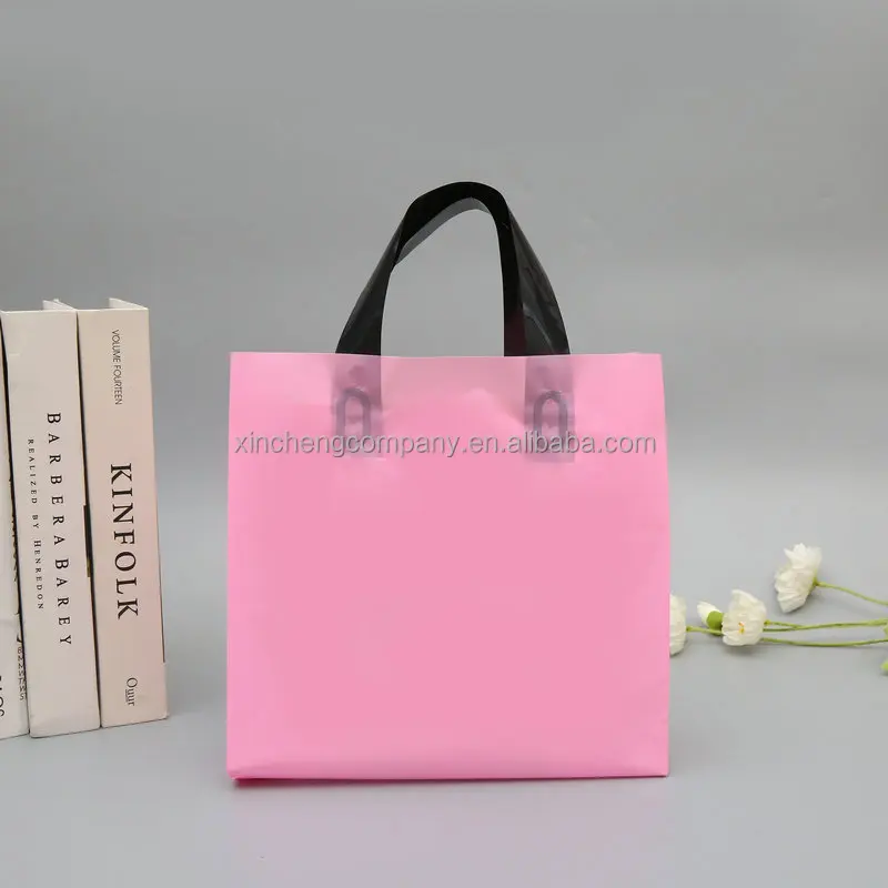 Custom Packaging Plastic Shopping Bags With Logo Hdpe Ldpe Plastic Bag Plastic Packaging Carry Bags For Shopping