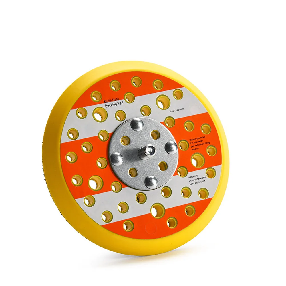 5'   44 holes Sanding Paper to grind wood Polishing Backing Pad Sanding Pad