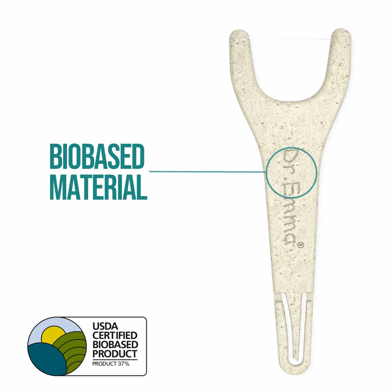 Eco Friendly Y Shape Toothpicks Mint Dental Picks Food Grade Handle Floss Sticks Dental Floss Picks