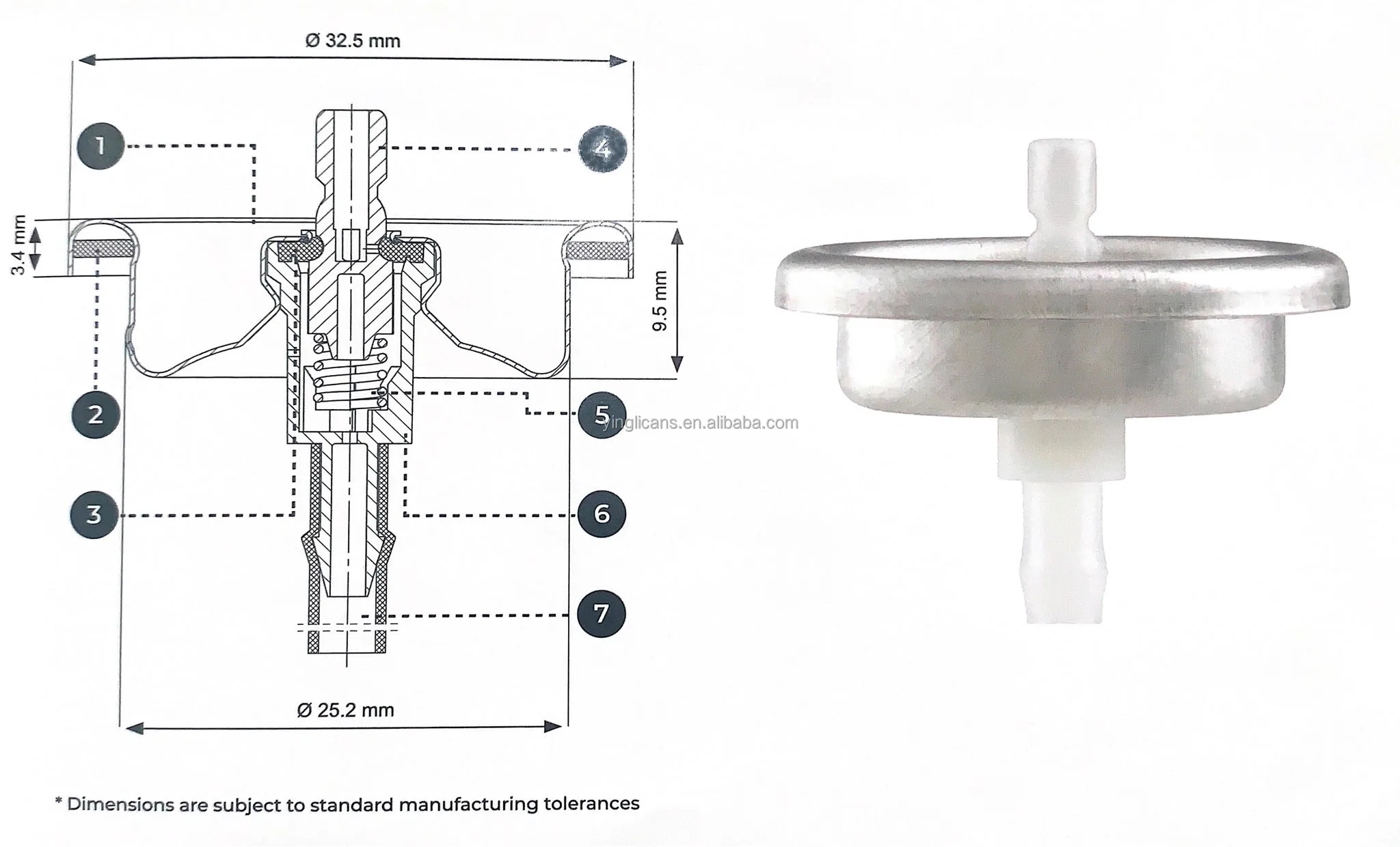 OEM/ODM Services High Quality Aerosol Spray Nozzle and Valve Actuators For Aerosol Snow Spray Can