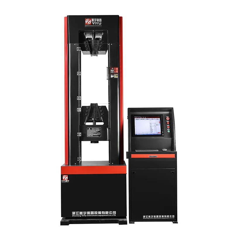 computerized hydraulic universal tensile testing machine bench for compression test/bending test