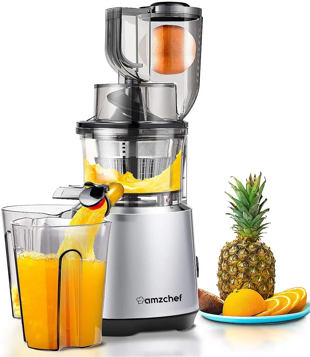  AMZCHEF HH-916F 240 Вт медленная соковыжималка для фруктов портативные
