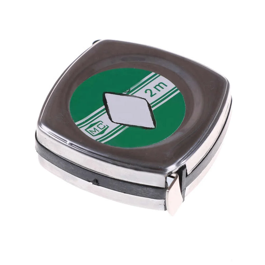 Ruler Tape Measure 2 Meters Retractable Ruler Tape Portable Mini Metal Pull