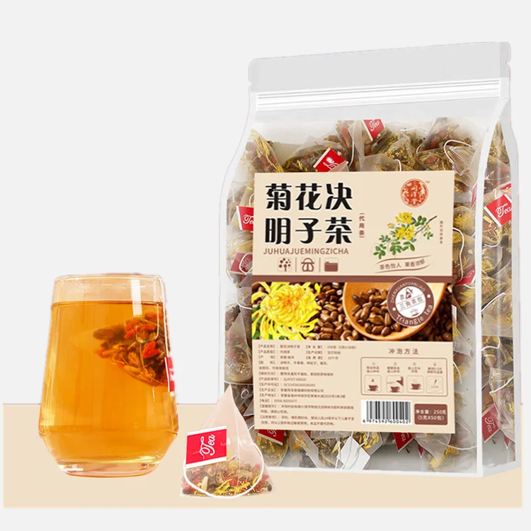 TZ002 индивидуальный очищающий Детокс-чай для печени, китайский медицинский чай с хризантемой