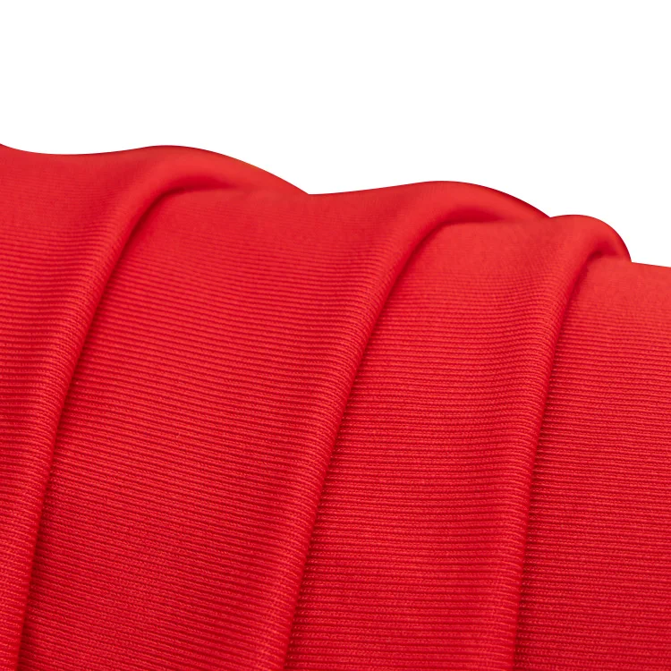 Factory wholesale 85% polyester 15% spandex warp knitted semi-gloss polyester lycra swimwear fabric