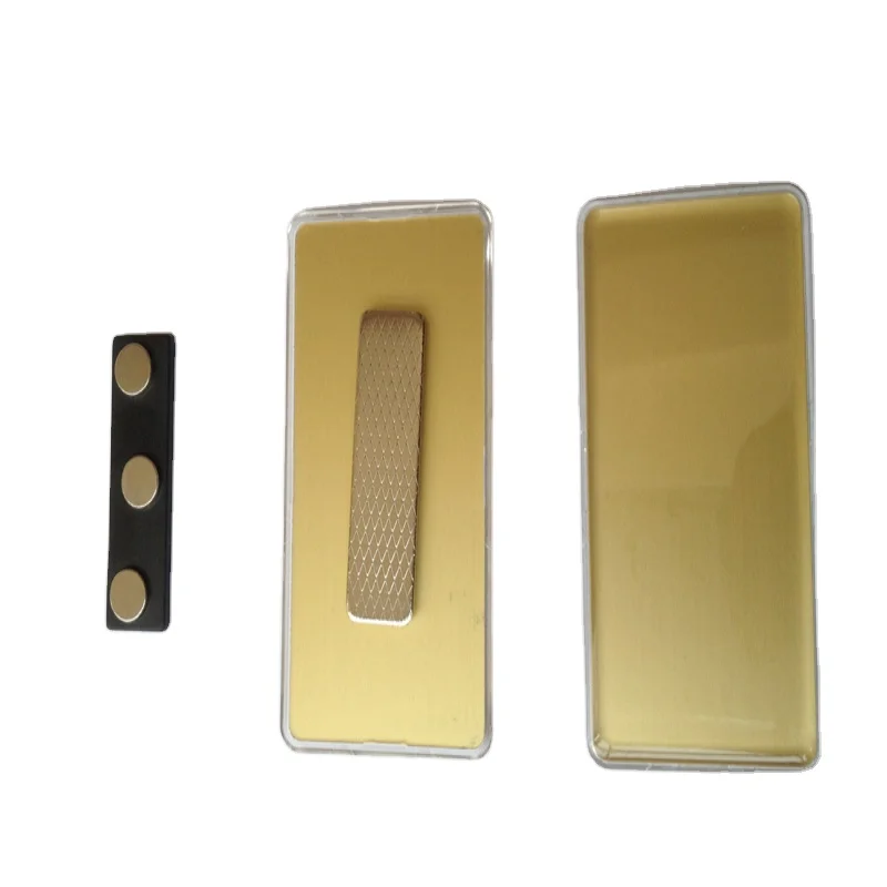 permanent name tag with badges neodymium magnetic name holder