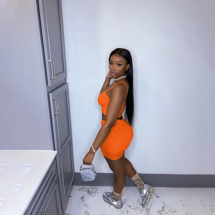 Newly Custom Women Clothing Two Piece Set Casual Women Jogger Set Lounge Fitness Crop Top 2Pcs Outfit Short Sets For Women