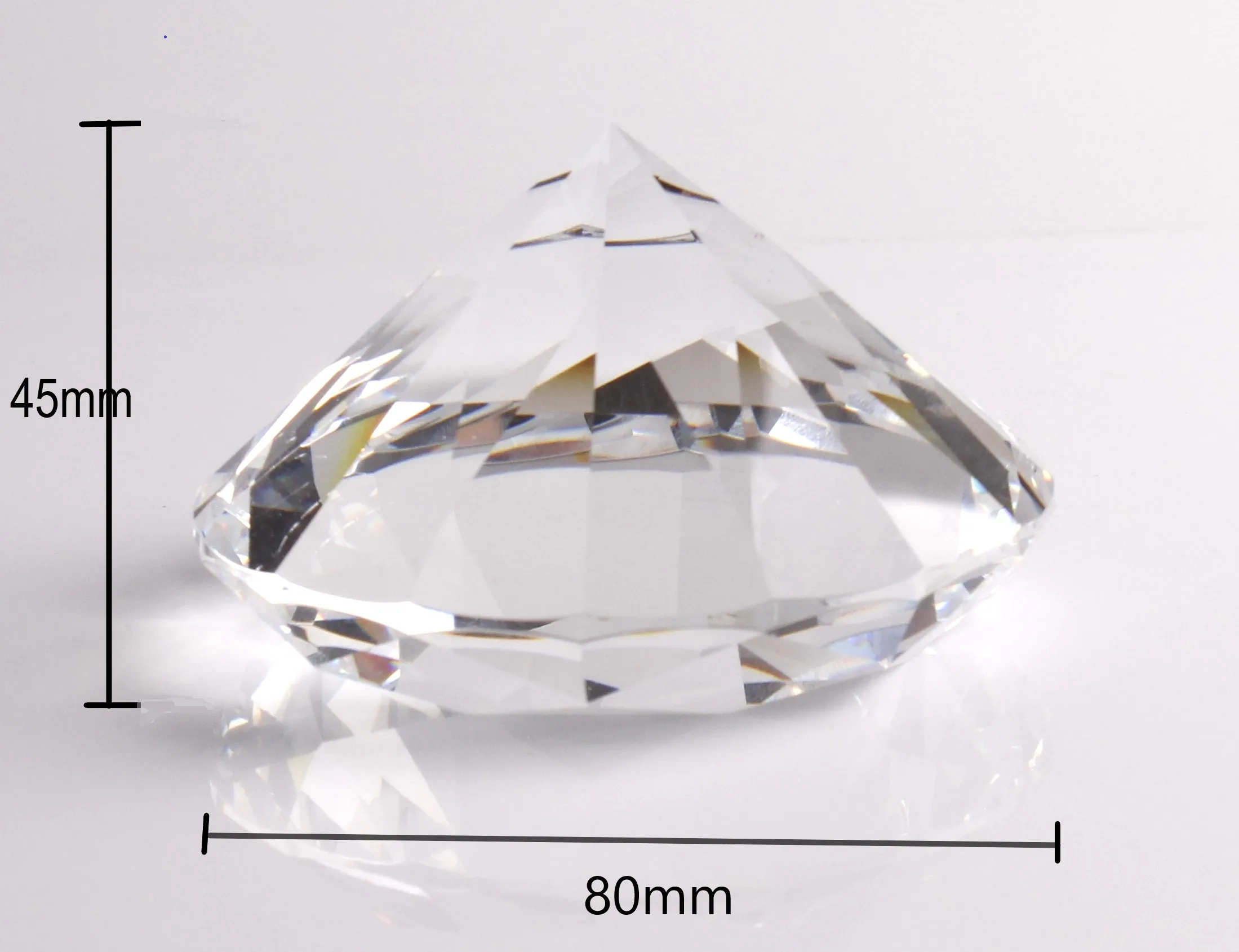 Crystal diamond Paperweight Wedding Souvenir Guests gift crystal transparent paperweight