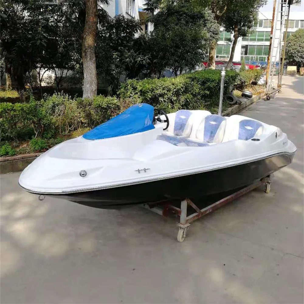 Cheaper Outboard Type 4 Seats Boat with Aluminium Alloy Folding Bimini Sun