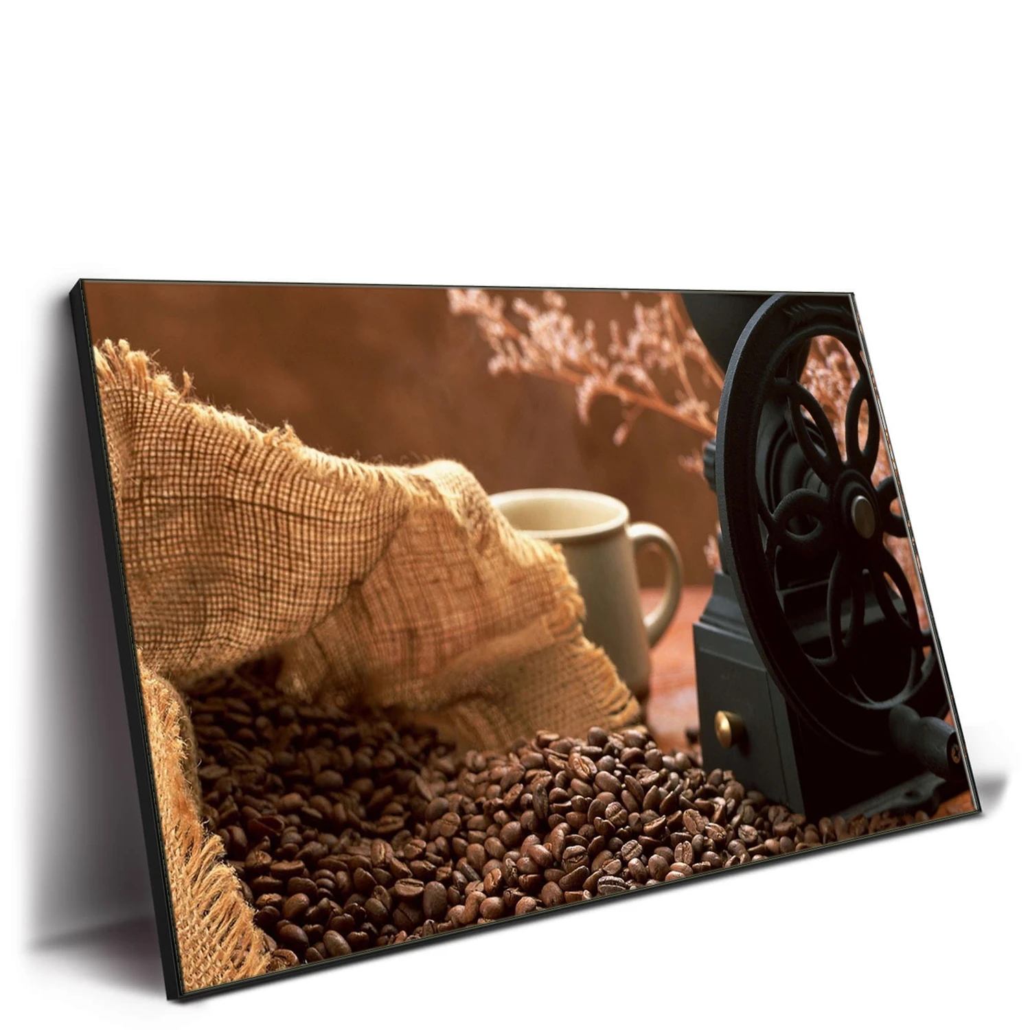 Large kitchen canvas wall art Custom Coffee Bar Picture Wall Decor for Kitchen