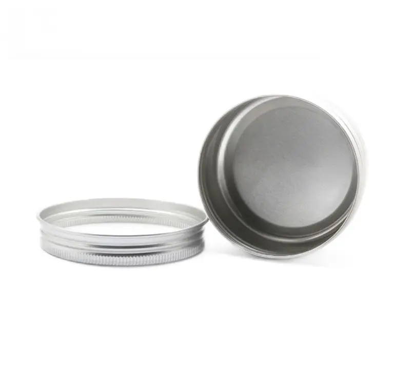 80ml, 80g, 3oz aluminum tins aluminum cans with threaded screw top cover lid factory wholesale in large stock