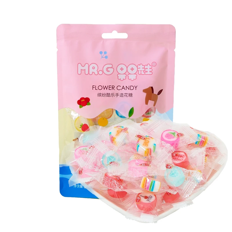 candy factory Custom Logo Bulk Variety Shape Cartoon Candy Assorted Fruit Flavored Mixed candy hard