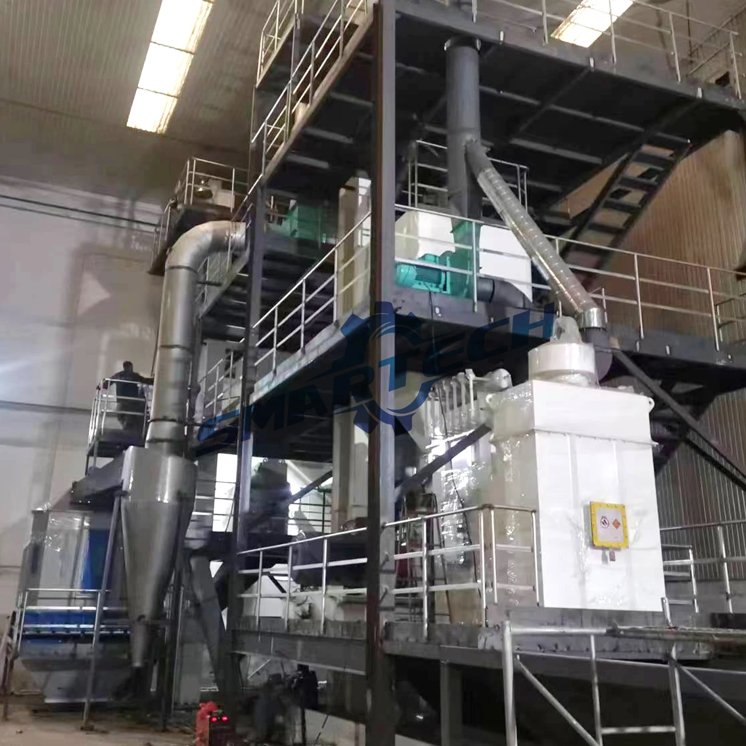 1500-2000kg/h Cattle Feed Manufacturing Machine for Feeds Ce Ring Die Feed Pellet Mill