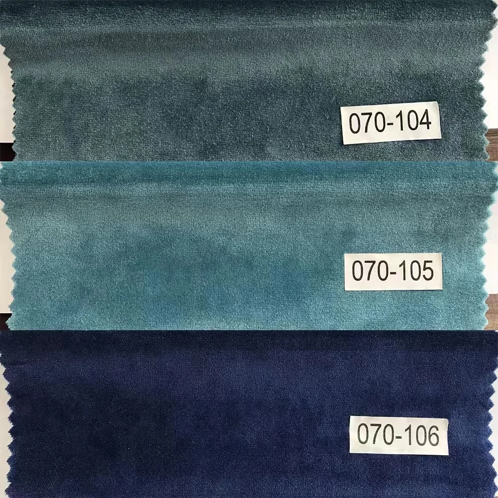 OEKO sofa fabric best-selling products multi-color high-quality velvet 100% polyester super soft home decoration fabric