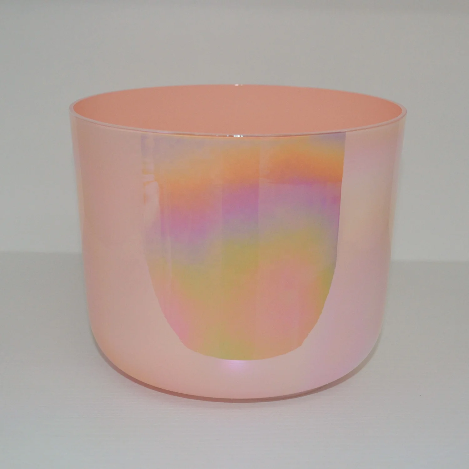 Alchemy Orange Clear Crystal Singing Bowl for Sound Healing and Therapy