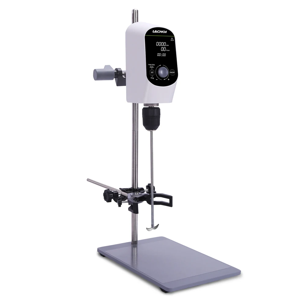 new design hot sale laboratory overhead stirrer electric benchtop lab mixer mechanical stirrer homogenizer cheap price