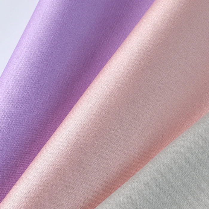 Wholesale Hot Sale Satin Chiffon Fabric Soft And Comfortable 100% Polyester For Pajamas Dresses