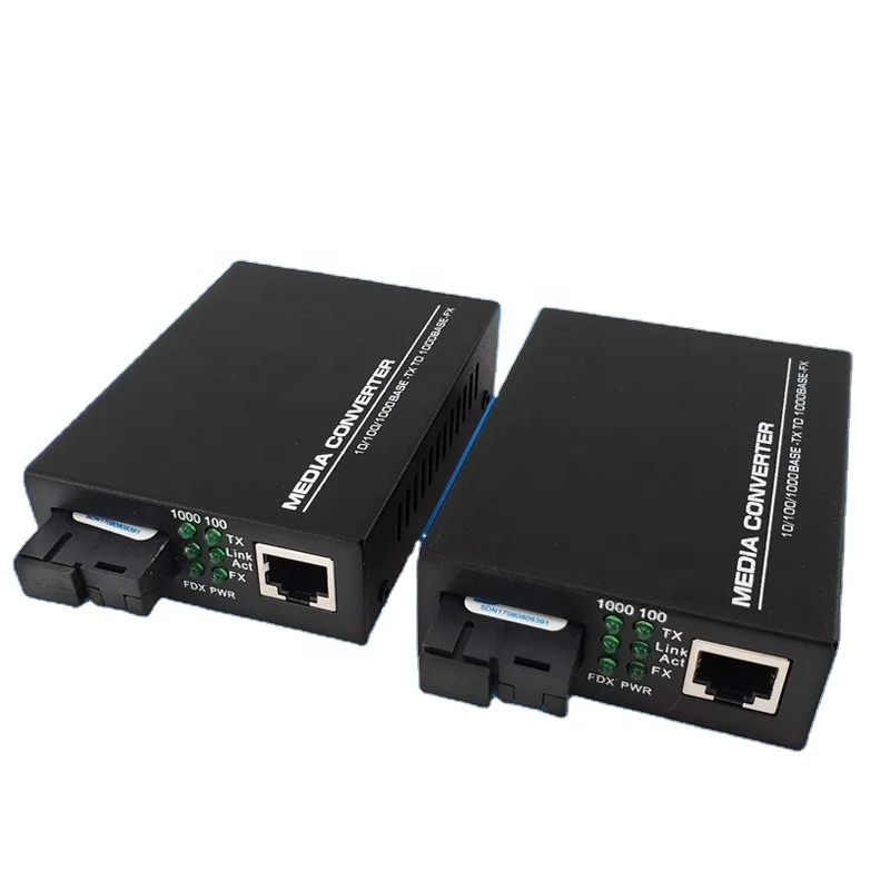 20 км 1000 м FTTH мини медиа-конвертер
