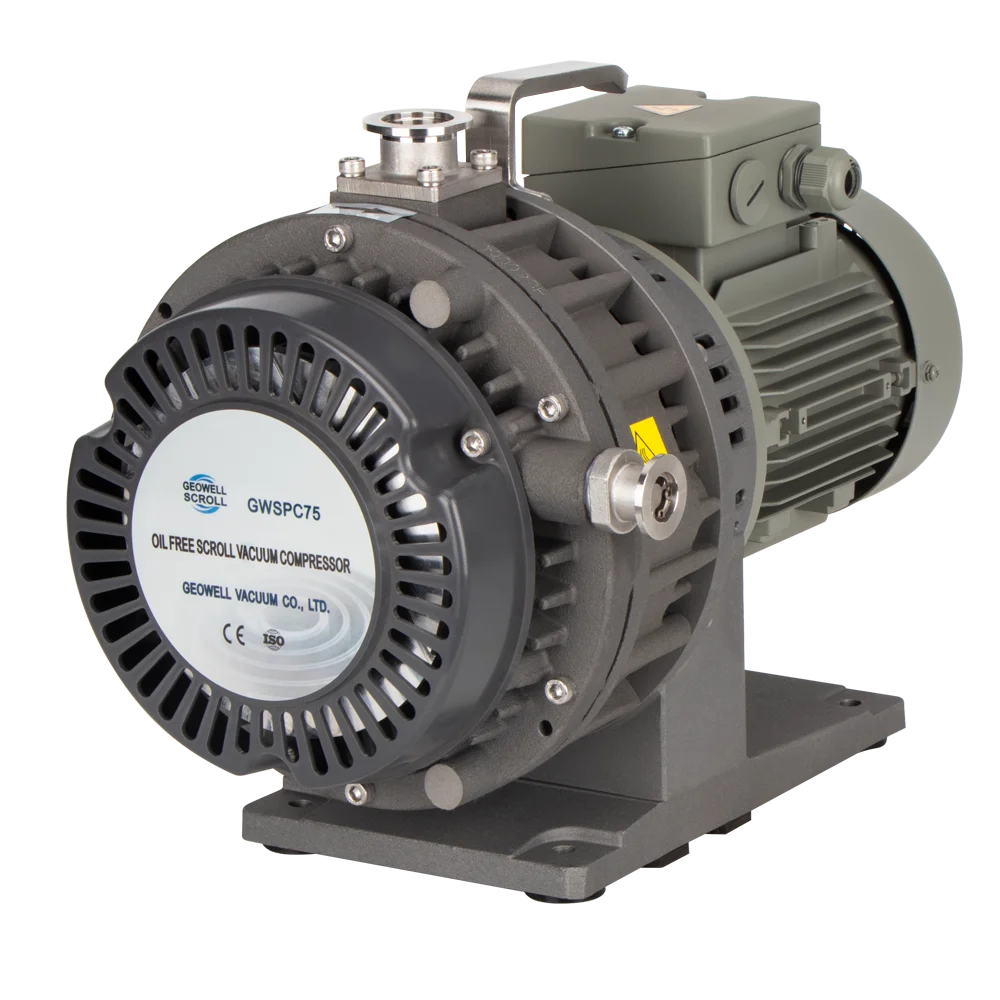 30% Off NEW GWSPC75 2.5cfm Gas Recovery Scroll Vacuum Compressor Dry Oil Free Vacuum Pump