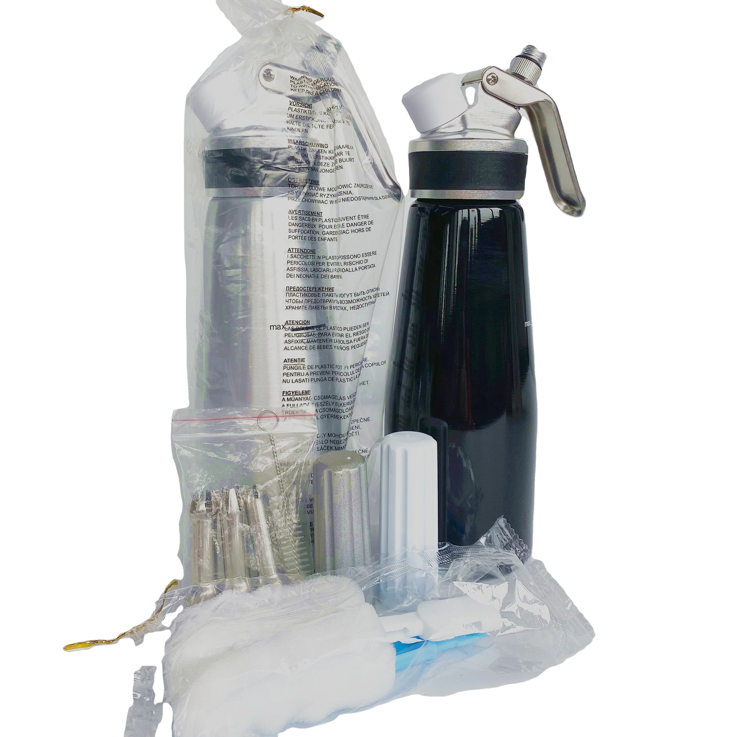 Изготовленный На Заказ высокопрочный алюминиевый молоток с 3 различными насадками для кулинарии и 1 щеткой