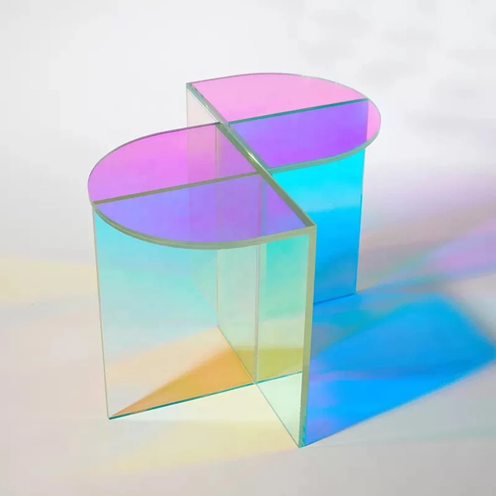 Декоративное дихроичное стекло от китайского завода Hongjia Glass