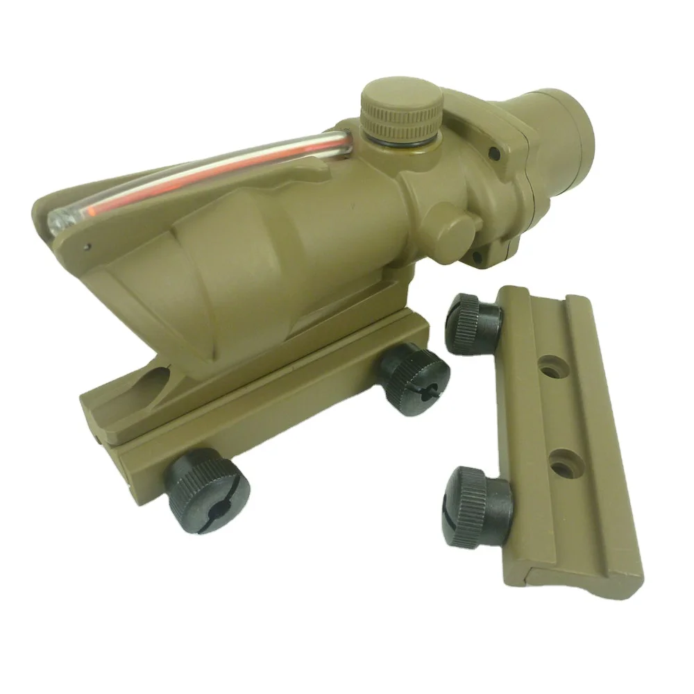 4x32C1A oem красный и зеленый реальный волоконный Оптический Прицел ACOG