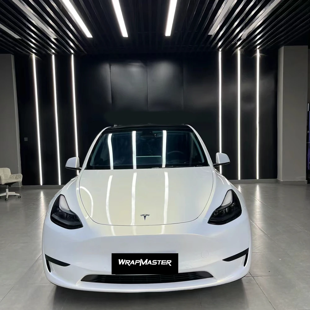 WRAPMASTER Self Healing Glossy metallic Gold Pearl PET Liner self healing PPF Paint Protect Film vehicle wrap