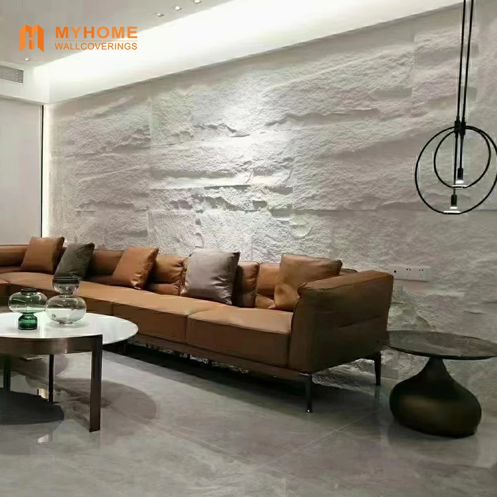 Superior Interior Lightweight Stone Artificial Polyurethane PU Faux Stone Wall Panel Decoration