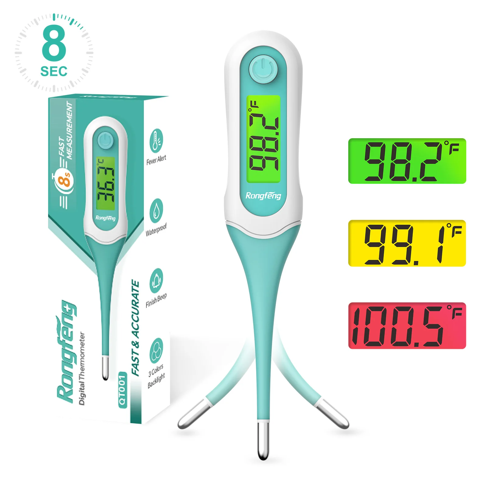 Wholesales Professional Production High Accuracy Household Body Temperature Flexible Lcd Pen Type Clinical Digital Thermometer