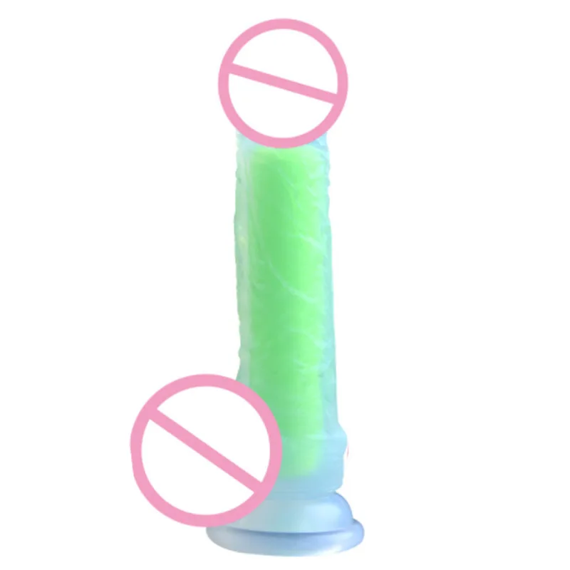 Liquid silicone simulation dildo transparent crystal female masturbation equipment sexy adult products