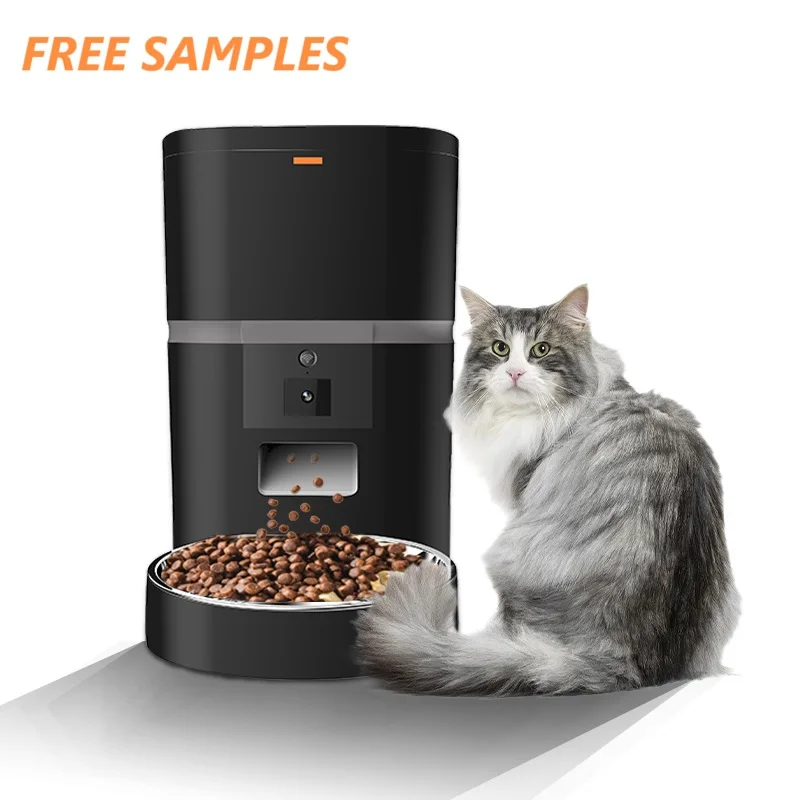 Video Remote Control Smart Feeder Wifi Automatic Dog Cat Food Feeder Automatic Pet Feeder With Camera