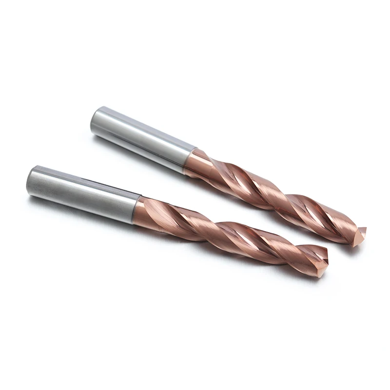 BKXE Customized Bronze Twist Drill CNC Solid Carbide Drill Bit For Perforating,Drilling Hole