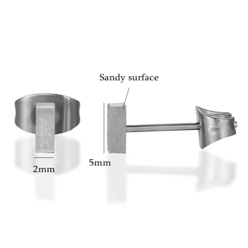Wholesale Fashion Personalized Ear Piercing Medical Grade High Quality Pure Titanium Earrings For Women Party Gift Earrings