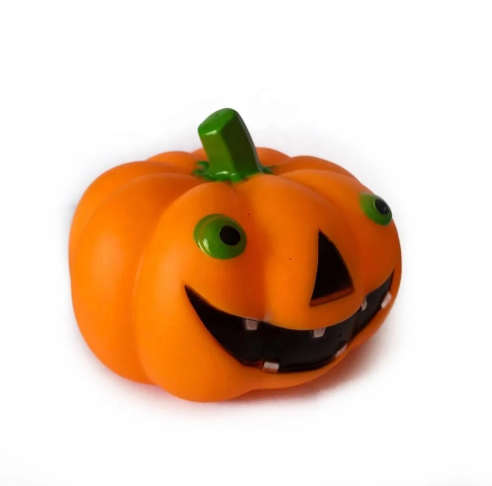 Holiday Custom Unique New Design Skull Pumpkin Bath Toys Baby Halloween Rubber Duck Toy