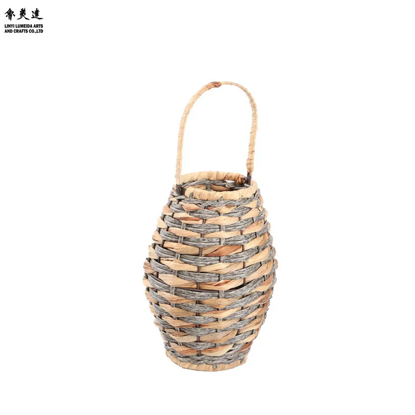 
Superior Quality Good Price Rattan Cross-Weaving Outdoor Wicker Bamboo Strips Weave Lantern 