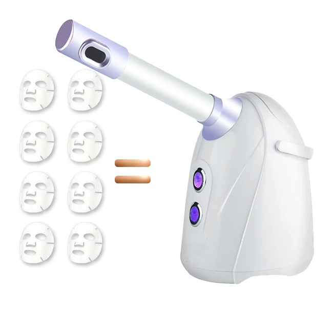 Profesional Facial Steamer Nano Mist Spray Hot Cold Ionic Portable Facial Steamer wholesale With Two Modes