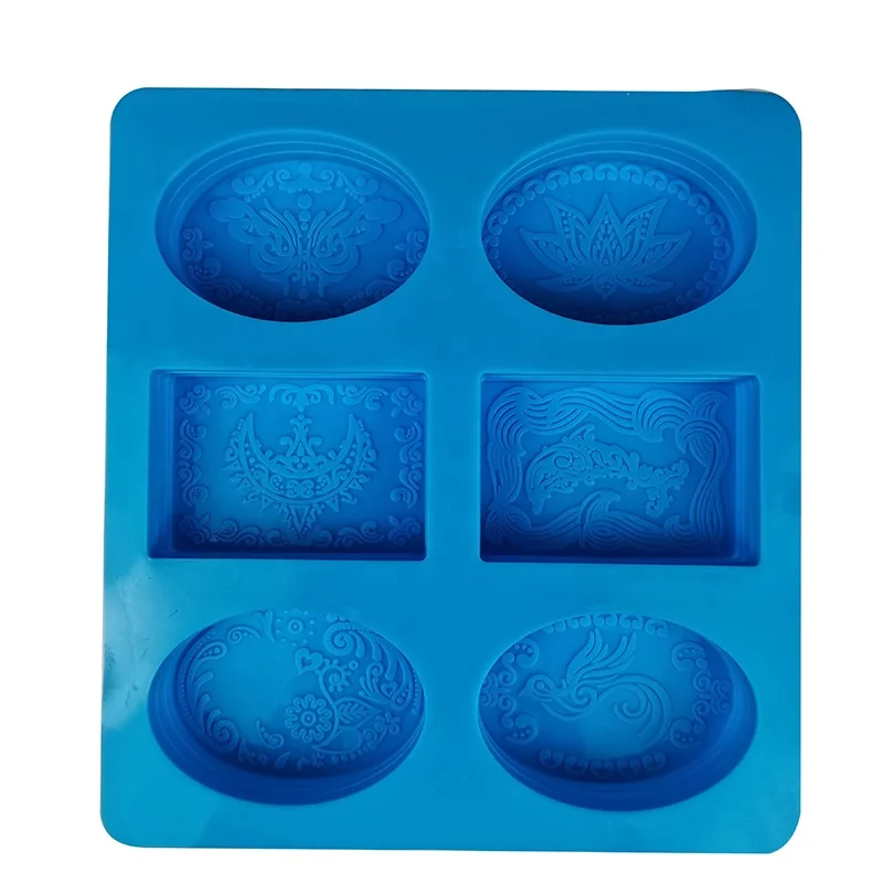 Custom Silicone Soap Mold, DIY Soap Molds, Rectangle Baking Mold Cake Pan Biscuit Chocolate Mold for Homemade Craft