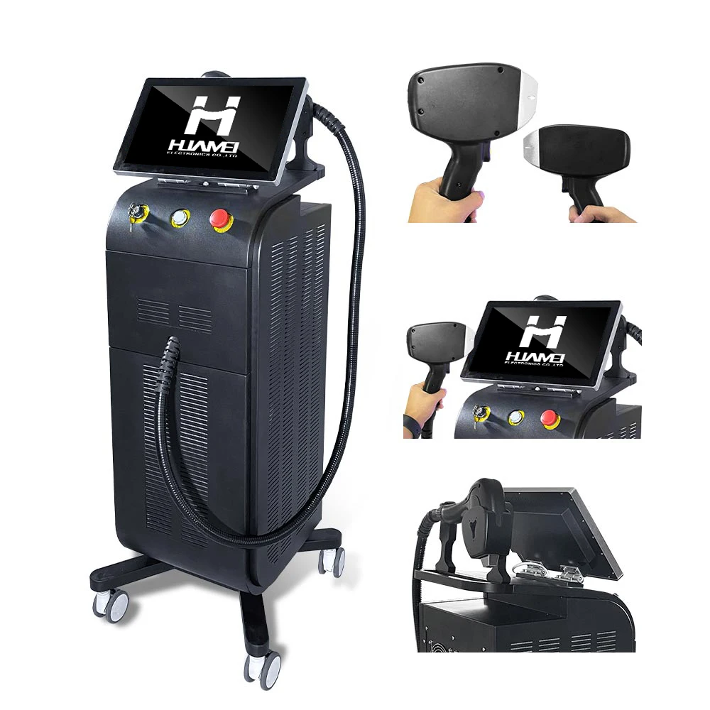 2024 Best Weifang Huamei Ice Titanium Xl Ce Tuv alexandrite laser 808nm Diode Hair Removal laser diodo Beauty Machine