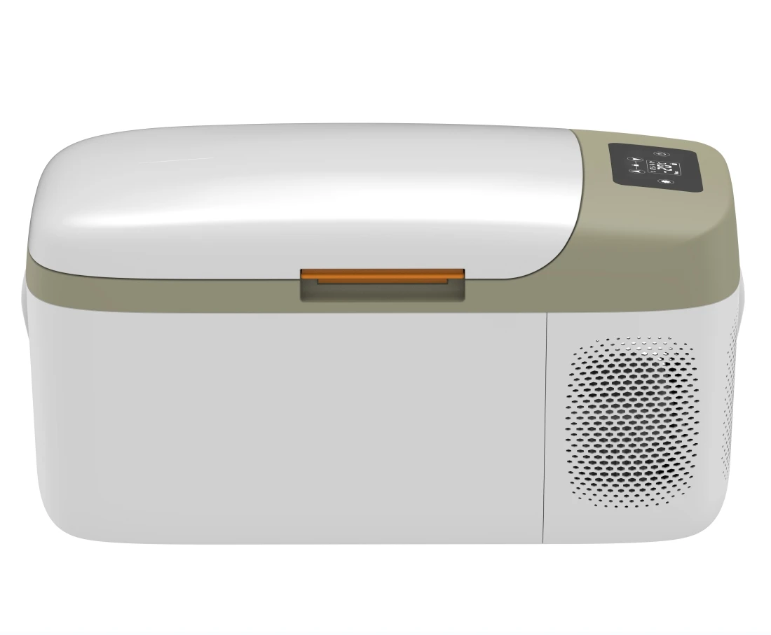 EB18-C 12 Volt Refrigerator 18 Liter Car Refrigerator RV Refrigerator with 12/24V DC and 110-240V AC Car Fridge for Car RV Campi