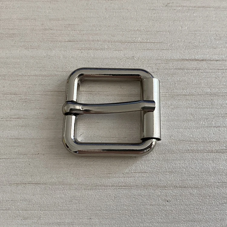 Factory direct wholesale custom metal zinc alloy single roll belt buckle pin buckle accessories