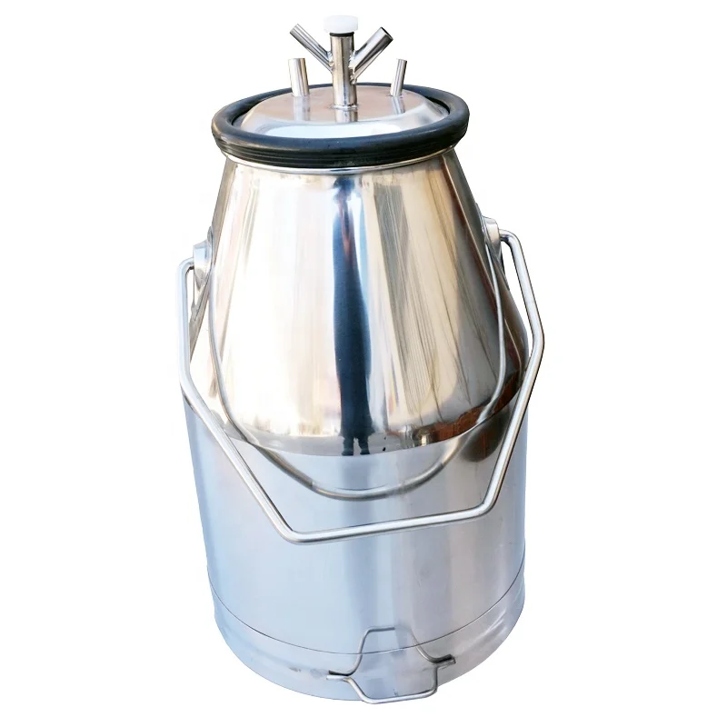 25L Stainless Steel Bucket Cow milk Bucket 6.6 Gallon